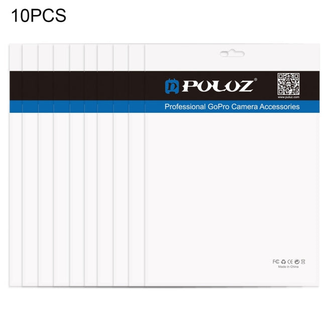 10 PCS PULUZ 33cm x 23.5cm Hang Hole Clear Front White Pearl Jewelry Zip Lock Packaging Bag(Size: XL), Size: XL