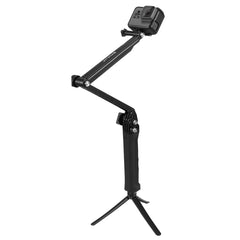 PULUZ 3-Way Grip Foldable Tripod Selfie-stick Extension Monopod for GoPro, Insta360 ONE R, DJI Osmo Action and Other Action Cameras, Length: 20-58cm, Length: 20-58cm, Length: 20-58cm(AE)