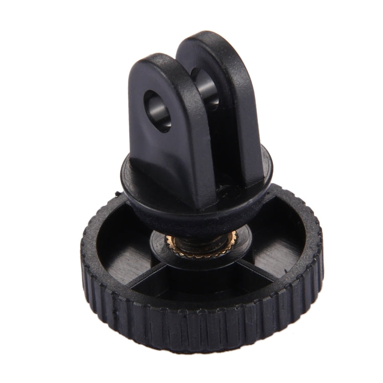 PULUZ 1/4 inch Screw Tripod Mount Adapter for GoPro, Insta360, DJI and Other Action Cameras 5mm Diameter Screw Hole, 3.3cm Diameter, 3.3cm Tripod Mount Adapter