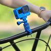 PULUZ 360 Degree Rotation Bike Aluminum Handlebar Adapter Mount with Screw for GoPro, Insta360, DJI and Other Action Cameras, AE Stock (Blue), US Stock (Red), China Stock (Red), US Stock (Blue), China Stock (Blue), US Stock (Black), China Stock (Black)