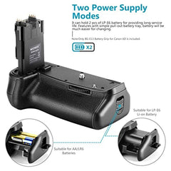 PULUZ Vertical Camera Battery Grip for Canon EOS 6D Mark II, Canon 6D2