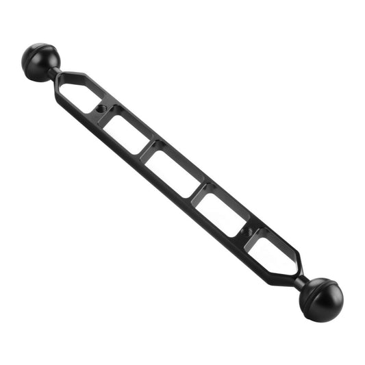 PULUZ 11.0 inch 27.9cm Aluminum Alloy Dual Balls Arm, Ball Diameter: 25mm, 11.0 inch (Black), 11.0 inch (Blue), 11.0 inch (Red)