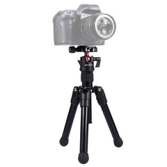 PULUZ  Pocket Mini Microspur Photos Magnesium Alloy Tripod Mount with 360 Degree Ball Head  for DSLR &  Digital Camera, Adjustable Height: 24.5-57cm, Load Max: 3kg, Microspur Tripod