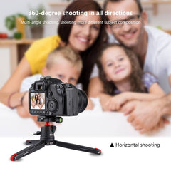 PULUZ Pocket Mini Metal Desktop Tripod Mount with 360 Degree Ball Head for DSLR & Digital Cameras, Adjustable Height: 11-21cm, Desktop Tripod with Head