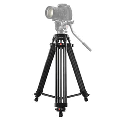 PULUZ Professional Heavy Duty Camcorder Aluminum Alloy Tripod, Tripod