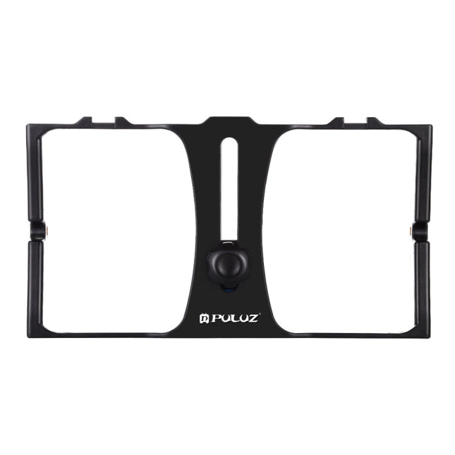 PULUZ Vlogging Live Broadcast Smartphone Video Rig Filmmaking Recording Handle Stabilizer Bracket for iPhone, Galaxy, Huawei, Xiaomi, HTC, LG, Google, and Other Smartphones, Vlogging Rig