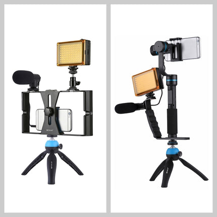 PULUZ 3.5mm Audio Stereo Recording Vlogging Professional Interview Microphone for DSLR & DV Camcorder, Smartphones, Mini Microphone