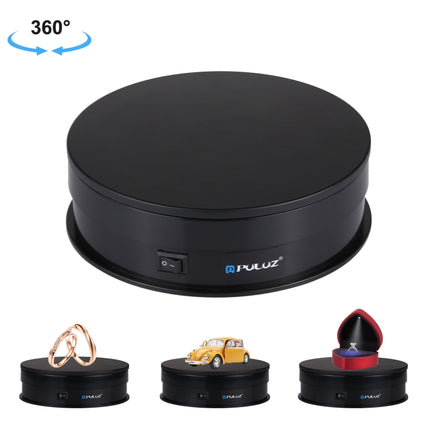 PULUZ 15cm USB Electric Rotating Turntable Display Stand Video Shooting Props Turntable for Photography, Load 1-5kg, 15cm Load 1-5kg Black, 15cm Load 1-5kg White