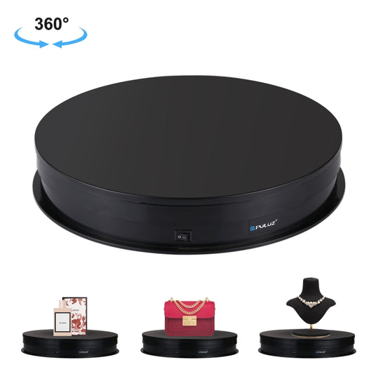 PULUZ 30cm USB Electric Rotating Turntable Display Stand Video Shooting Props Turntable for Photography, Load 10-20kg, 30cm Load Load 10-20kg  Black, 30cm Load Load 10-20kg White