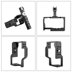 PULUZ Video Camera Cage Stabilizer with Handle for Sony A6600 / ILCE-6600, For Sony A6600