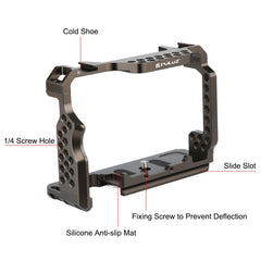 PULUZ Video Camera Cage Stabilizer for Sony A7 III & A7M3 / A7R3 & A7R III, without Handle, For Sony A7 III Cage