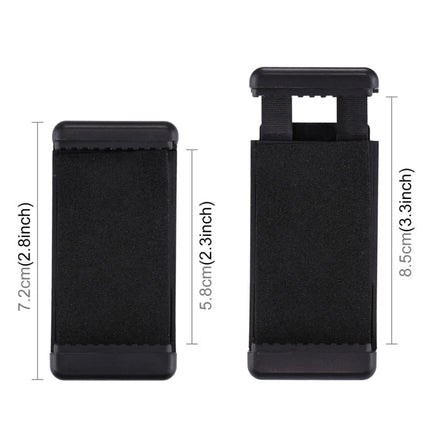 PULUZ Selfie Sticks Tripod Mount Phone Clamp with 1/4 inch Screw Hole for iPhone, Samsung, HTC, Sony, LG and other Smartphones, Sticks Tripod Clamp