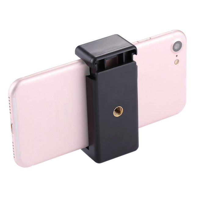 PULUZ Selfie Sticks Tripod Mount Phone Clamp with 1/4 inch Screw Hole for iPhone, Samsung, HTC, Sony, LG and other Smartphones, Sticks Tripod Clamp