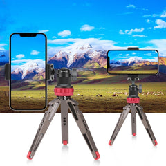 PULUZ 360 Panorama Aluminum Alloy Tripod Ball Head Adapter with Knob Lock