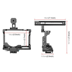 PULUZ Video Camera Cage Filmmaking Rig with Handle for Nikon Z6 / Z7, For Nikon Z6 / Z7 Cage with Handle