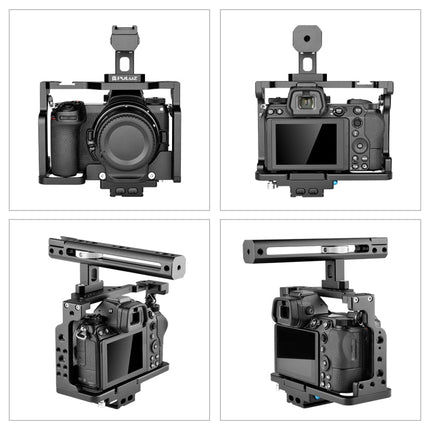 PULUZ Video Camera Cage Filmmaking Rig with Handle for Nikon Z6 / Z7, For Nikon Z6 / Z7 Cage with Handle