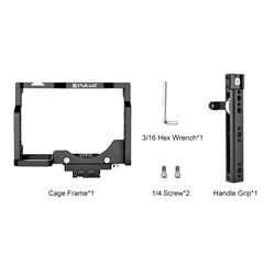 PULUZ Video Camera Cage Filmmaking Rig with Handle for Nikon Z6 / Z7, For Nikon Z6 / Z7 Cage with Handle