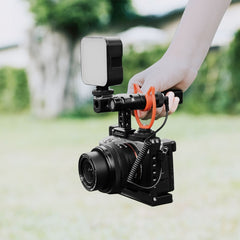 PULUZ Video Camera Cage Filmmaking Rig with Handle for Sony Alpha 7C / ILCE-7C / A7C, For Sony Alpha 7C Cage