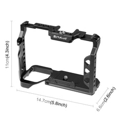 PULUZ Metal Camera Cage Stabilizer Rig for Sony A7 IV / ILCE-7M4 / A7M4 / A7M3 / A7R3  / A7R III, For Sony A7 IV Cage