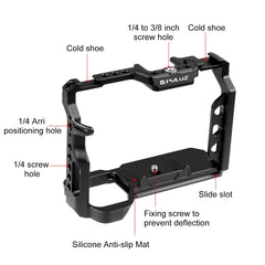 PULUZ Metal Camera Cage Stabilizer Rig for Sony A7 IV / ILCE-7M4 / A7M4 / A7M3 / A7R3  / A7R III, For Sony A7 IV Cage