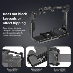 PULUZ Metal Camera Cage Stabilizer Rig for Sony A7 IV / ILCE-7M4 / A7M4 / A7M3 / A7R3  / A7R III / A7R5