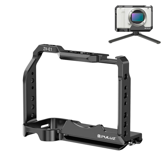 For Sony ZV-E1 PULUZ Aluminum Alloy Camera Cage Stabilizer