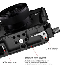 For  Sony A6700 PULUZ Metal Camera Cage Stabilizer Rig, For Sony A6700