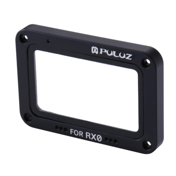 PULUZ Aluminum Alloy Flame + Tempered Glass Lens Protector for Sony RX0 / RX0 II, with Screws and Screwdrivers