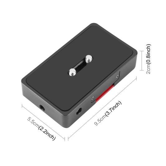 PULUZ  NPF970 Battery Metal Base Mount For Canon / Nikon / Panasonic, Battery Metal Base