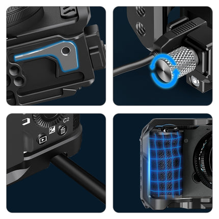 For Sony ILCE-A7CM2 / Alpha 7C II / Alpha 7CR PULUZ Metal Camera Cage Stabilizer Rig, For Sony ILCE-A7CM2 / Alpha 7CR