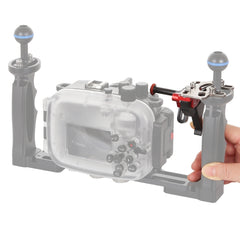 PULUZ Shutter Release Trigger Extension Adapter Lever Mount for Underwater Arm System