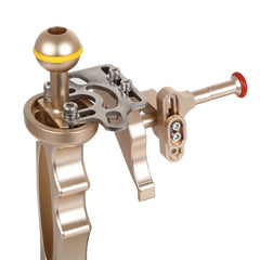PULUZ Shutter Release Trigger Extension Adapter Lever Mount for Underwater Arm System, Trigger(Gold), Trigger(Black Red), Trigger (Black)