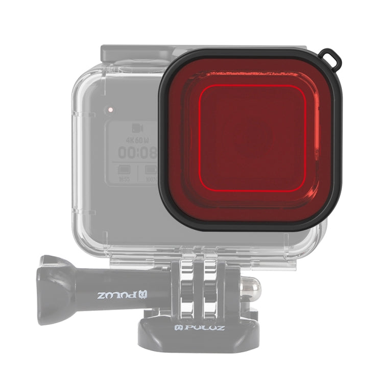 PULUZ Square Housing Diving Color Lens Filter for GoPro HERO8 Black, For GoPro HERO8 Black