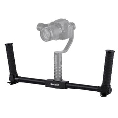 PULUZ Dual Handheld Grip Aluminum Tube Stabilizer, PULUZ