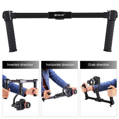 PULUZ Dual Handheld Grip Aluminum Tube Stabilizer, PULUZ