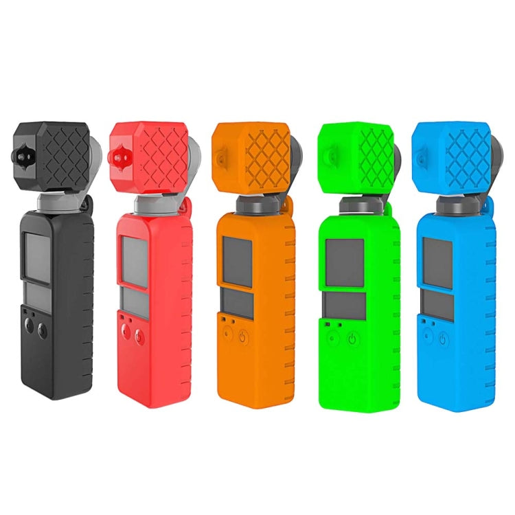 PULUZ  2 in 1 Diamond Texture Silicone Cover Case Set for DJI OSMO Pocket