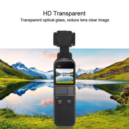PULUZ 9H 2.5D HD Tempered Glass Lens Protector + Screen Film for DJI OSMO Pocket Gimbal