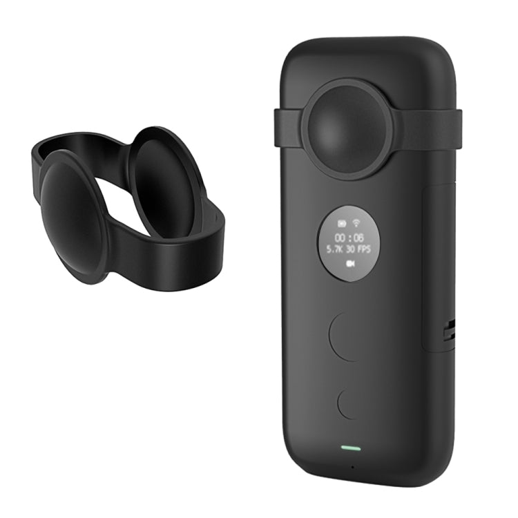 PULUZ Silicone Protective Case with Lens Cover for Insta360 ONE X