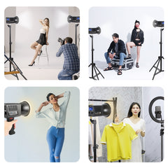 PULUZ 60W Studio Video Light 2500K-6500K Dual Color Temperature Professional Photography Fill Light, 60W Studio Video Light