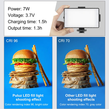 PULUZ 104 LED 3200K / 5600K Dimmable Video Light on-Camera Photography Lighting Fill Light for Canon, Nikon, DSLR Cameras, 104 LED Dimmable Light