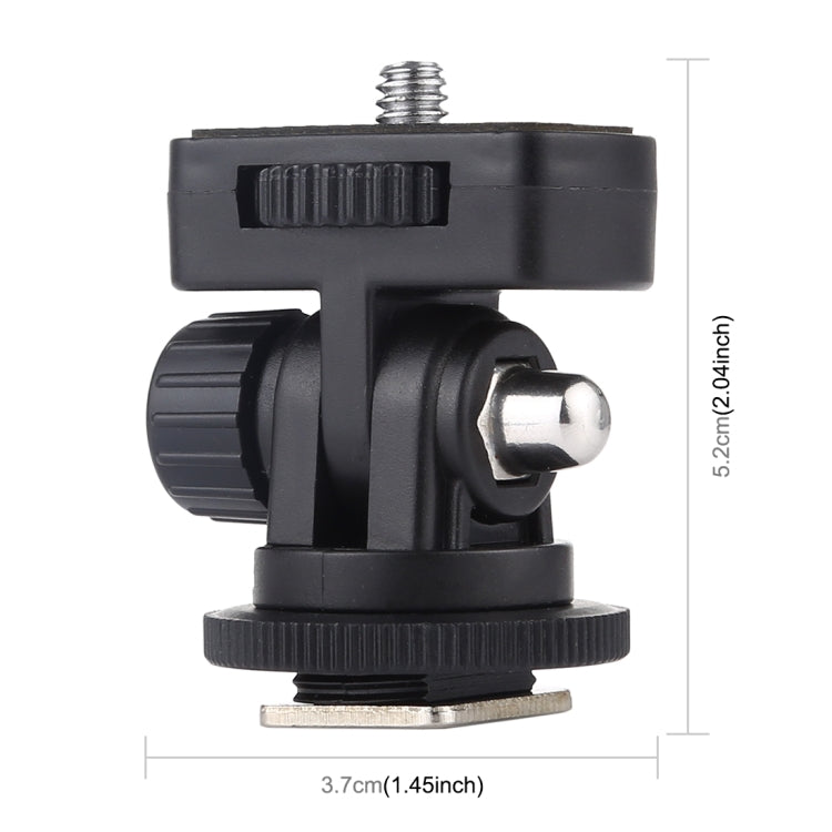 PULUZ 1/4 inch Screw Thread Cold Shoe Tripod Mount Adapter