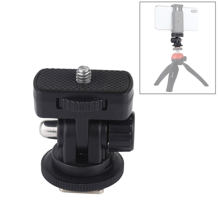 PULUZ 1/4 inch Screw Thread Cold Shoe Tripod Mount Adapter, Mount Adapter