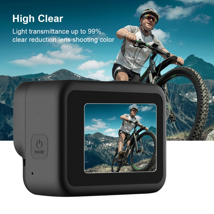 PULUZ for GoPro HERO8 Black Lens + LCD Display 9H 2.5D Tempered Glass Film, For GoPro HERO8 Black