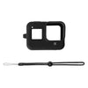 PULUZ Silicone Protective Case Cover with Wrist Strap for GoPro HERO8 Black