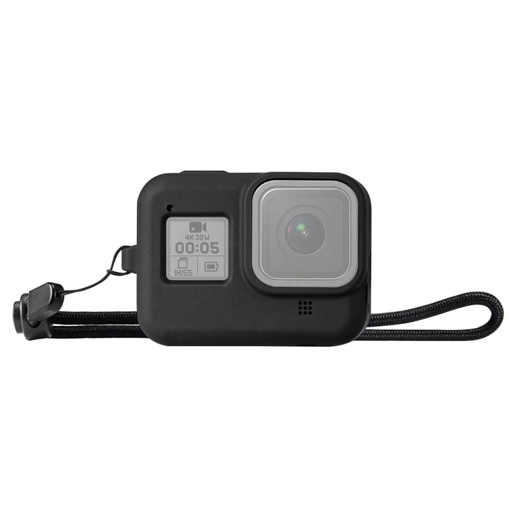 PULUZ Silicone Protective Case Cover with Wrist Strap for GoPro HERO8 Black, For GoPro HERO8 Black