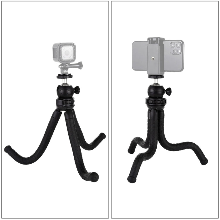 PULUZ Mini Octopus Flexible Tripod Holder with Ball Head for SLR Cameras, GoPro, Cellphone, Size:30cmx5cm