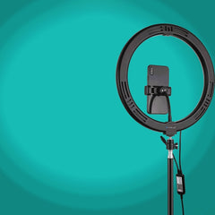 PULUZ 11.8 inch 30cm RGB Dimmable LED Dual Color Temperature LED Curved Diffuse Light Ring Vlogging Selfie Photography Video Lights with  Tripod Ball Head & Phone Clamp & Remote Control, 11.8 inch RGBW
