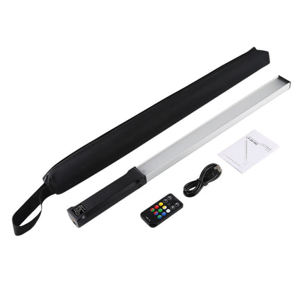 PULUZ RGB Colorful Photo LED Stick Adjustable Color Temperature Handheld LED Fill Light with Remote Control, Remote Fill Light