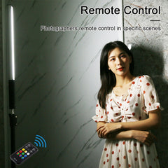 PULUZ RGB Colorful Photo LED Stick Adjustable Color Temperature Handheld LED Fill Light with Remote Control, Remote Fill Light
