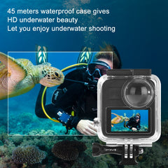 PULUZ 45m Underwater Waterproof Housing Diving Case for GoPro MAX, with Buckle Basic Mount & Screw, Waterproof Case